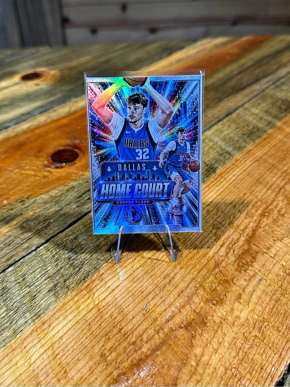 Cooper Flagg Dallas Mavericks ‘Home Court’ Custom Basketball Card